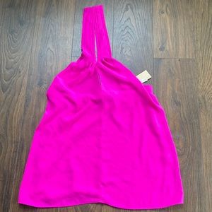 Purple Halter Tank Top.